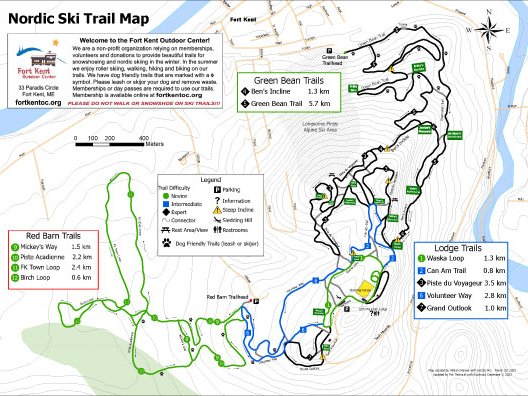FKOC Nordic Trail Map